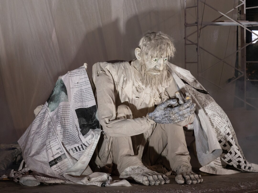 Кукла для спектакля "Большой бездомный Бог"