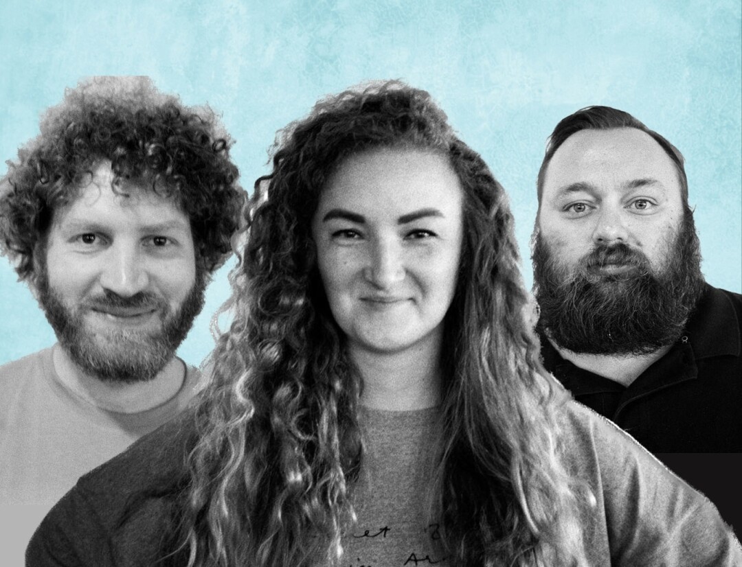 Леонид Самерханов, Карина Карелина и Игорь Михайлюк («Федя, дичь!», «Наденька» и «Ипполит»)