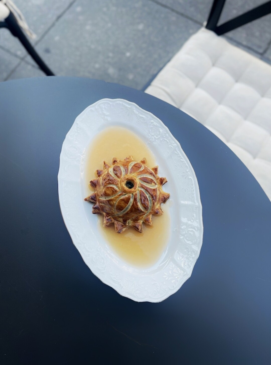 C треской и глясом из креветки во Flor