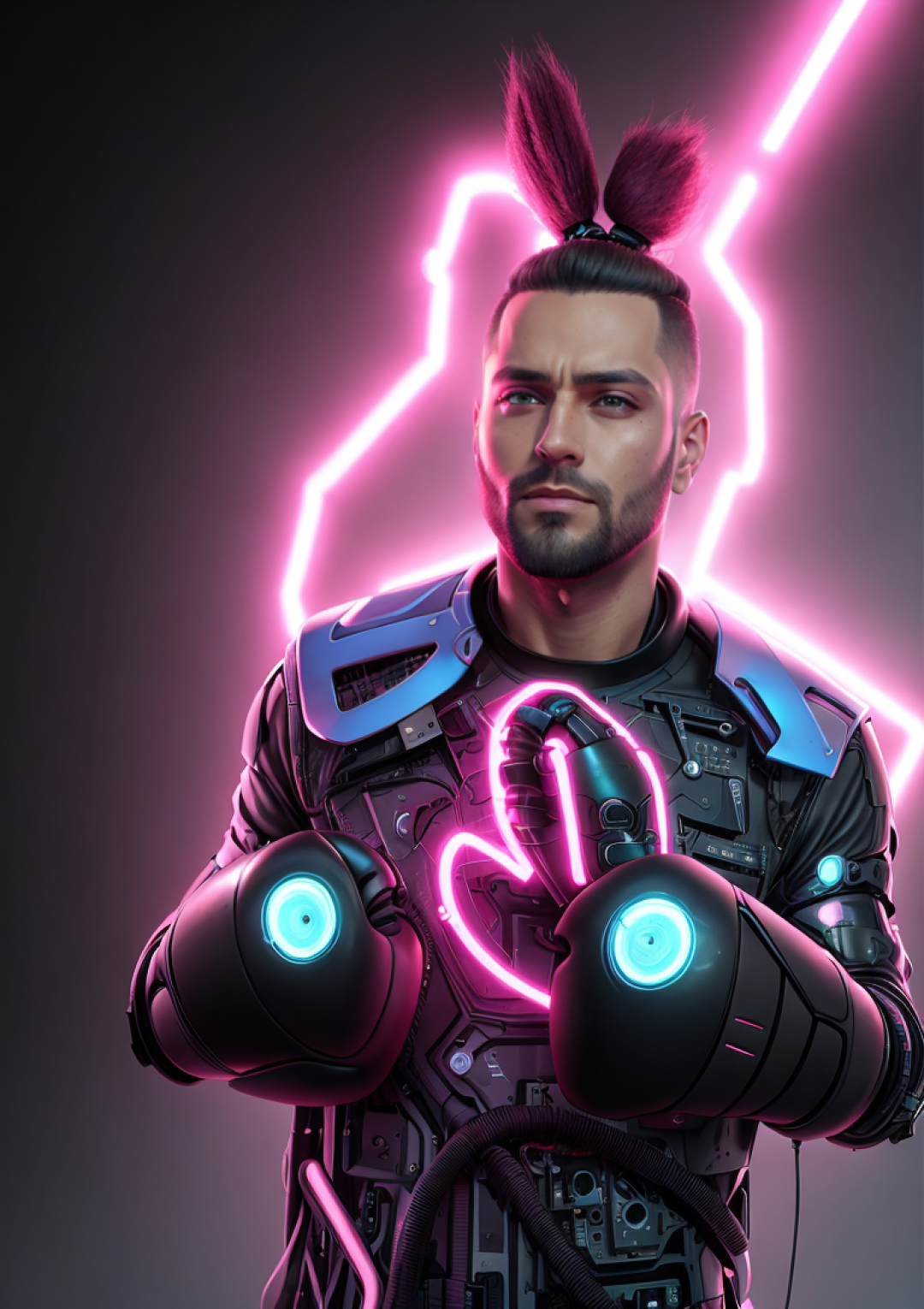 Нейрофильтр «киберпанк»