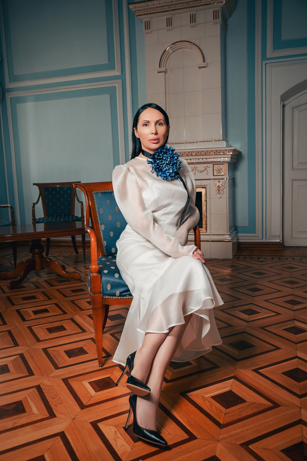 Платье SMART FASHION Чокер SANDRA STYLE