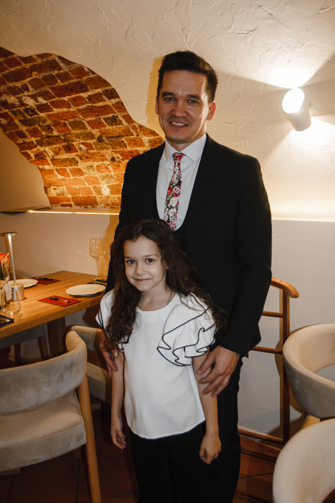 Андрей Черницын с дочкой