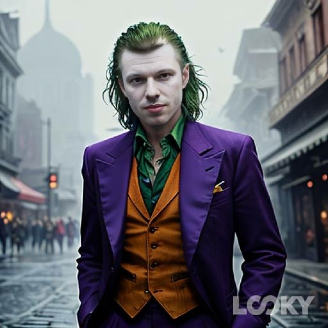 Нейроаватар в стиле «Джокера»