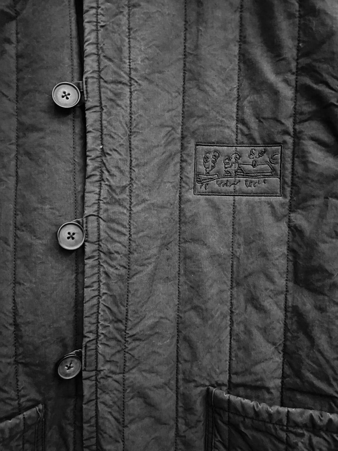 Стеганая куртка "Уста к Устам" x "Полторы комнаты", 13 600 руб.