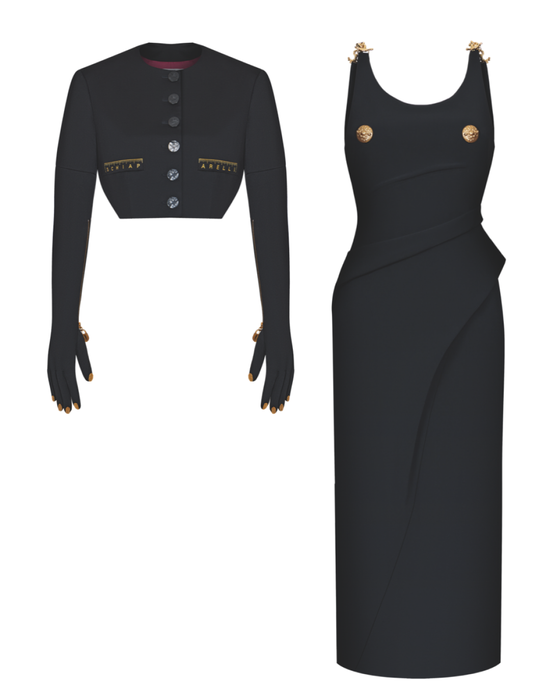 Луки Schiaparelli, выходы которых наделали много шума в 2021 году, были куплены в карантин, когда бренд уже сделал большой перезапуск дома Эльзы