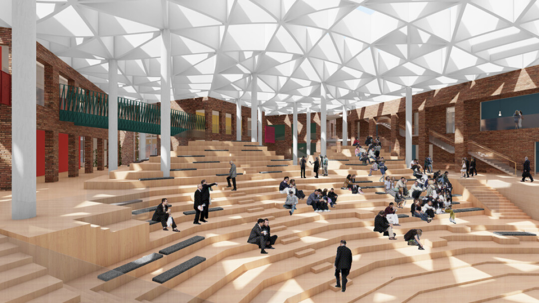 Проект второй очереди многофункционального образовательного комплекса «Гимназия им. Е. М. Примакова», Одинцовский р-н Московской обл. АБ «Студия 44»