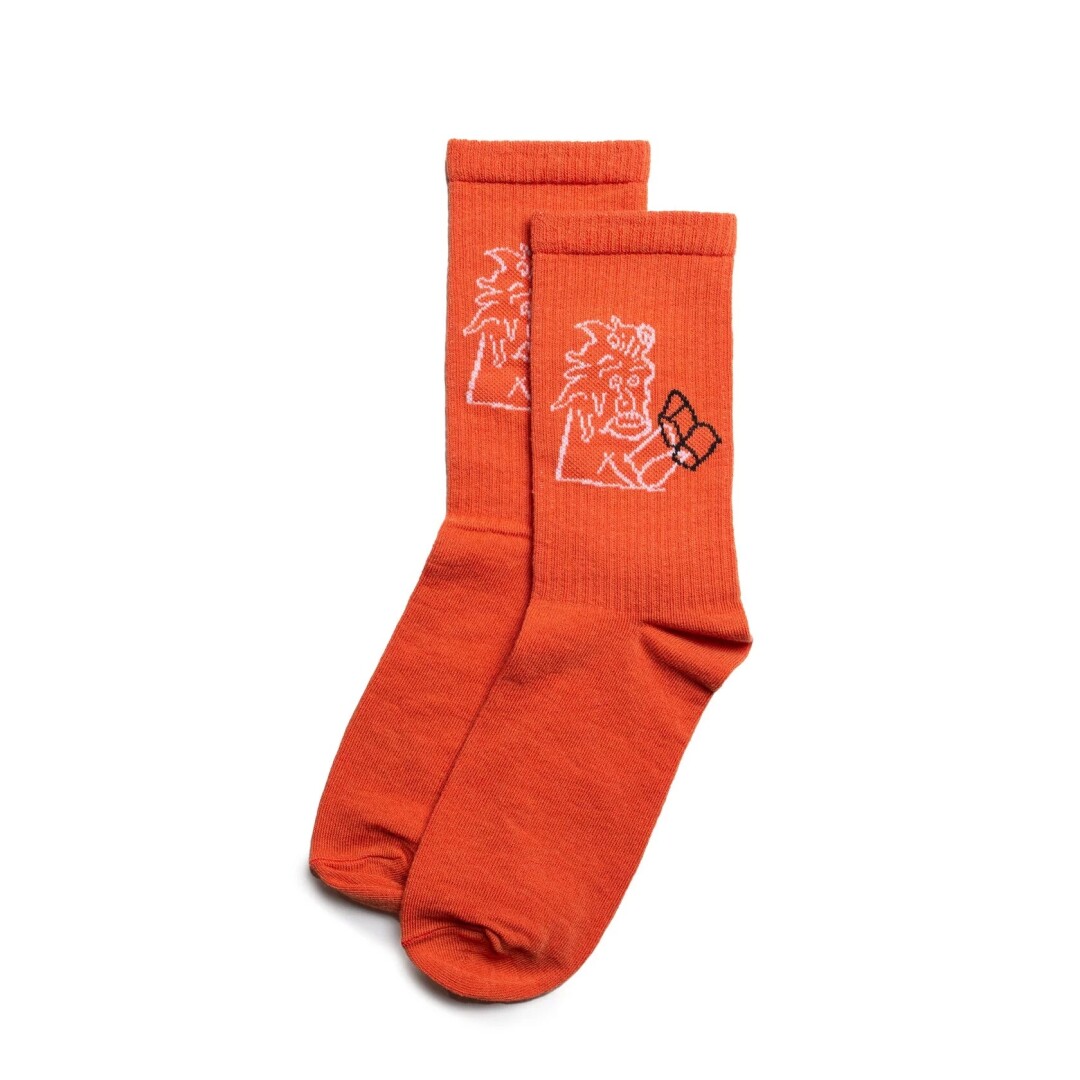 Носки Страдающий лев Страдариум х Антон тут рядом, 450 руб.