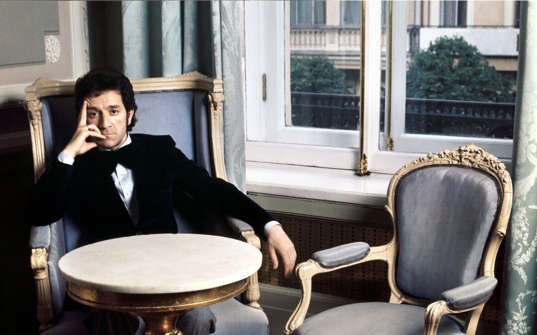 Валерий Плотников снял самые знаменитые портреты Юрия Темирканова. Голубая гостиная Филармонии. 1988 год