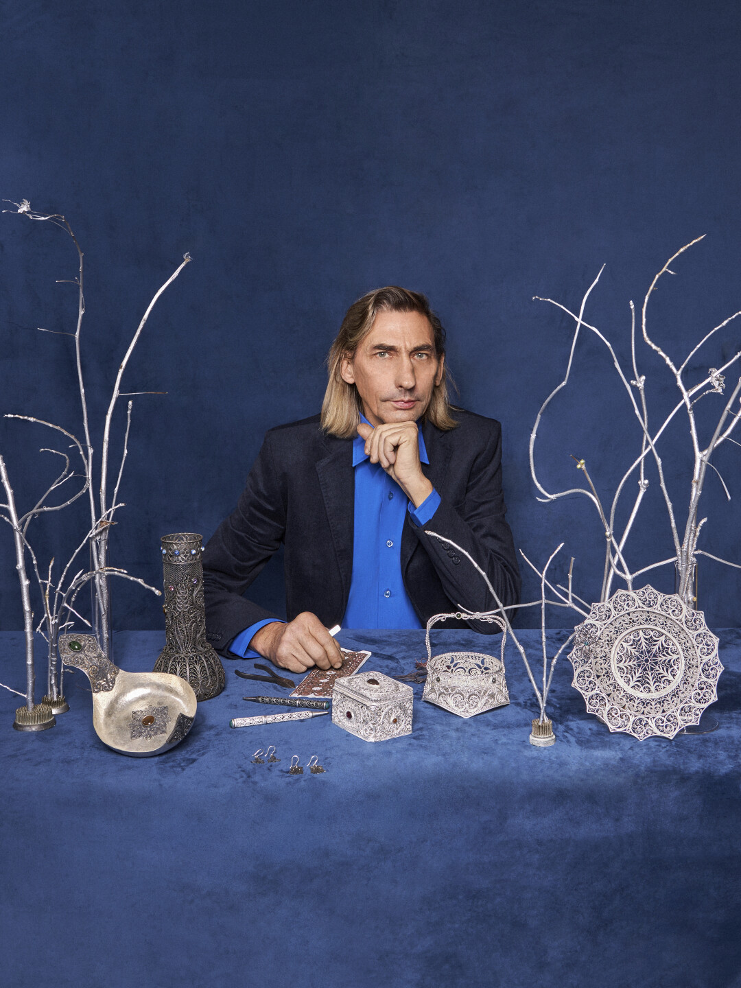 Борис Тупичкин, главный художник фабрики «Казаковская филигрань»