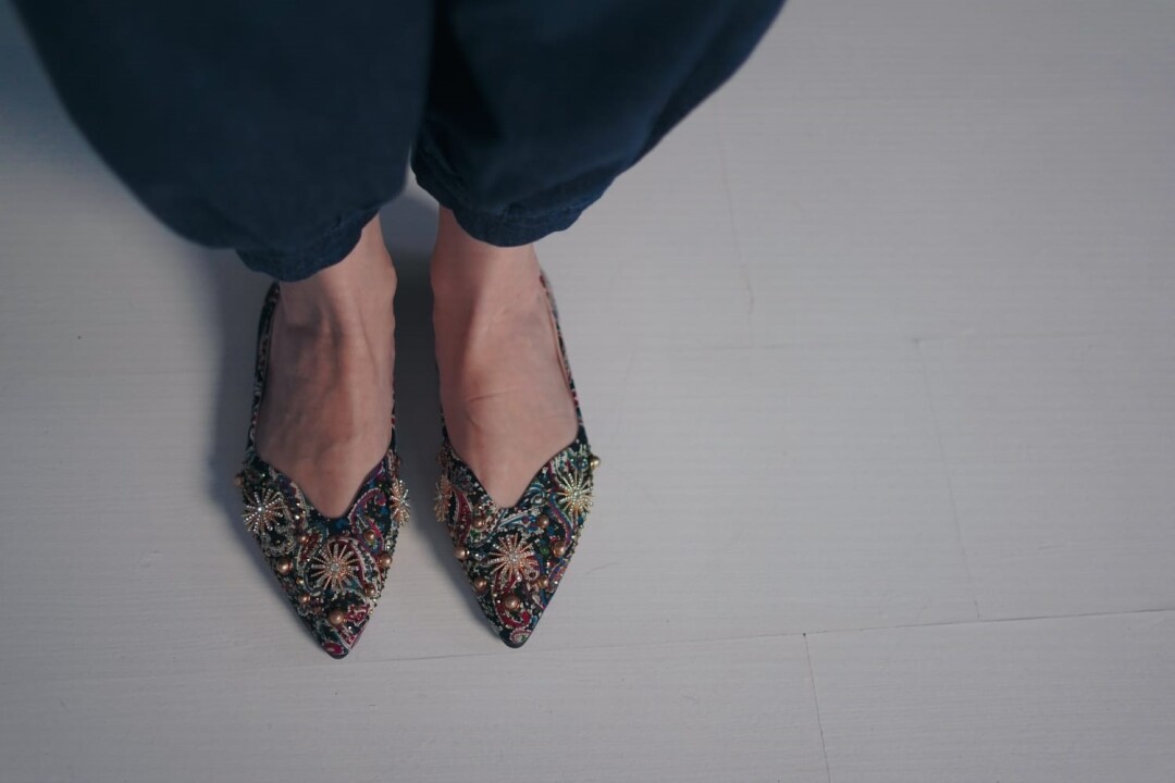 Балетки куплены на турецком базаре