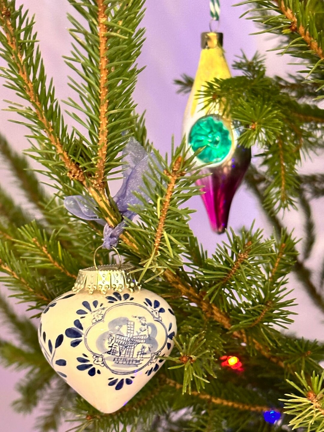 Елочная игрушка из Голландии и советская ретро-игрушка