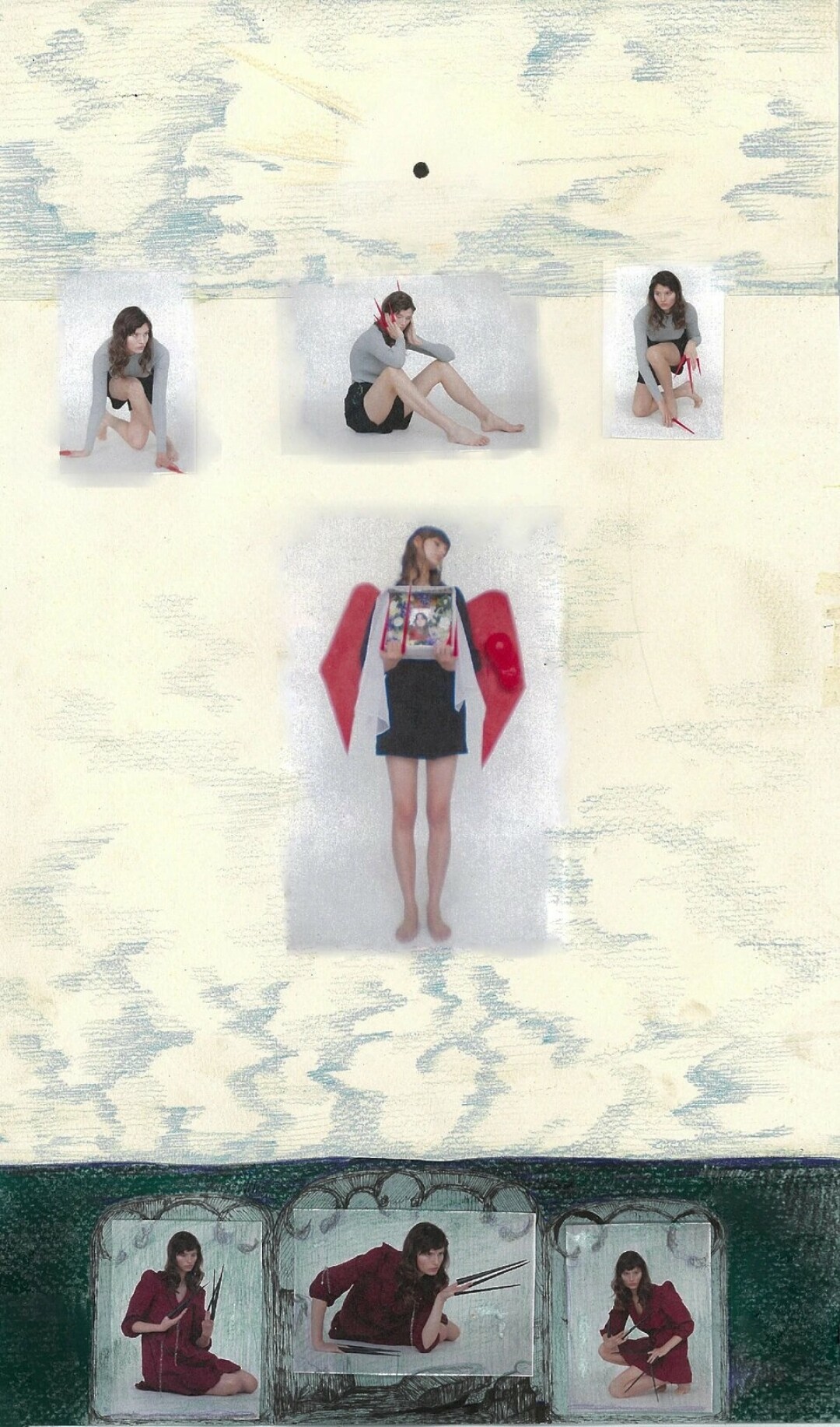 Эскиз стены для храма исс. 2020.