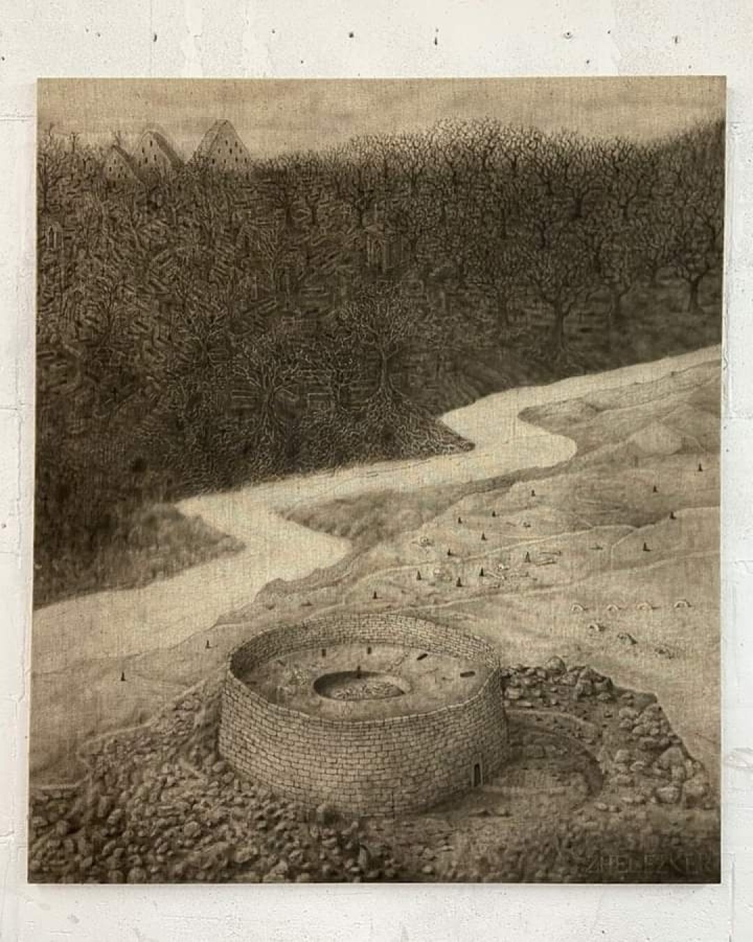 Кладбище, река Смоленка (Стикс) и башня молчания. 2023