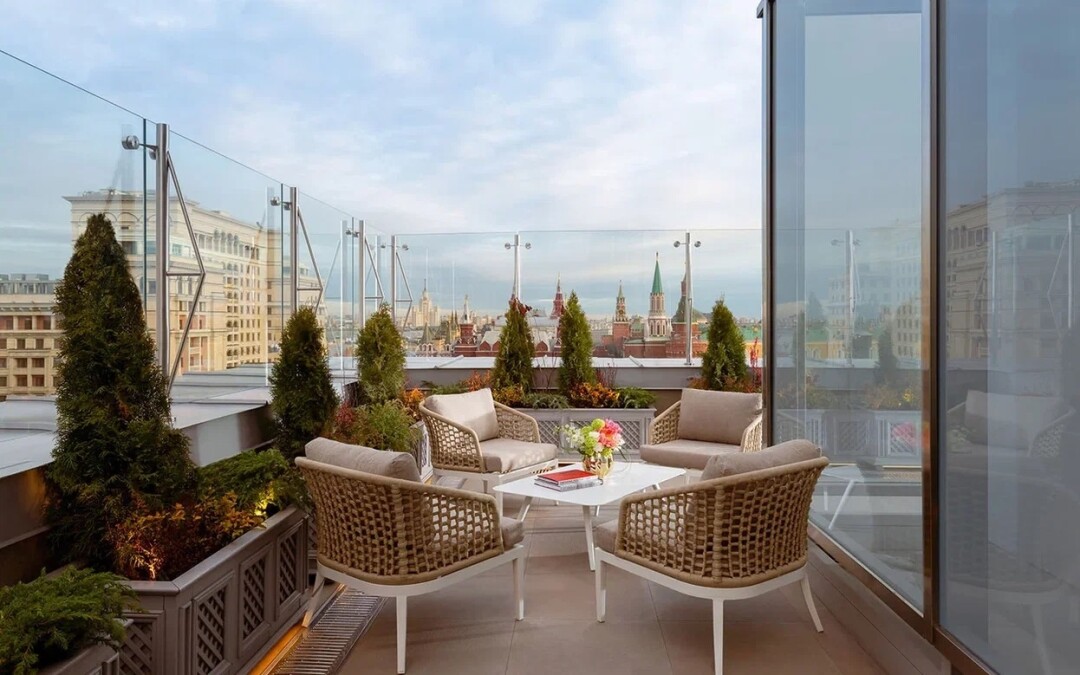 Клубные номера с террасами и видом на Красную площадь