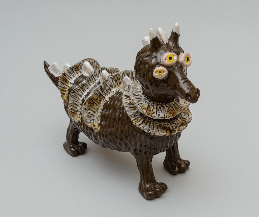 Рита Хаак (Екатеринбург). «Существо», 2021. Керамика, глазурь