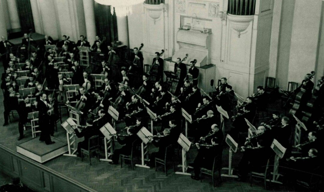 Премьера Третьей симфонии Гавриила Попова, 9 марта 1947 года. Дирижер Абрам Стасевич