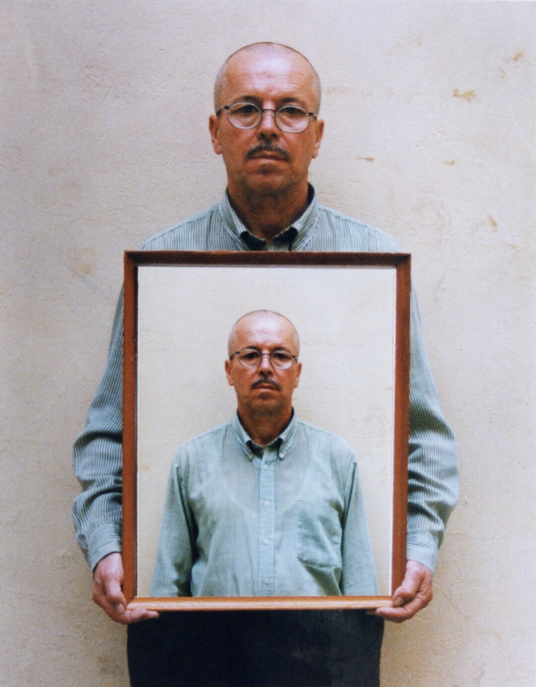 Леонид Борисов. Автопортрет с автопортретом. 2001