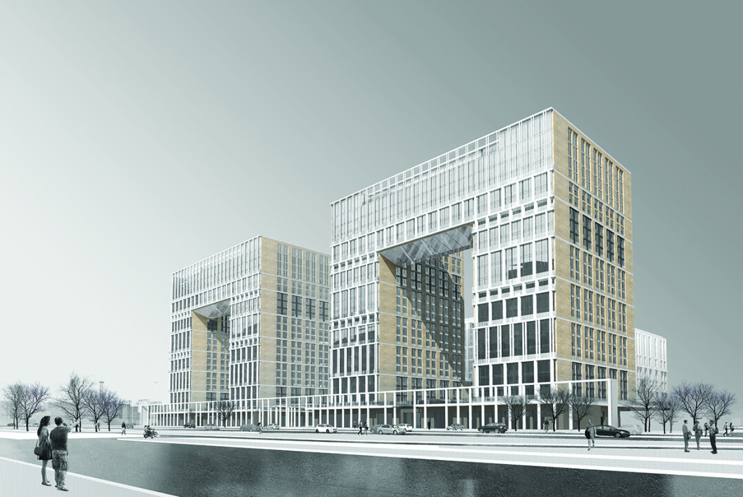 Жилой комплекс «Дефанс» на пересечении ул. Типанова и пр. Гагарина