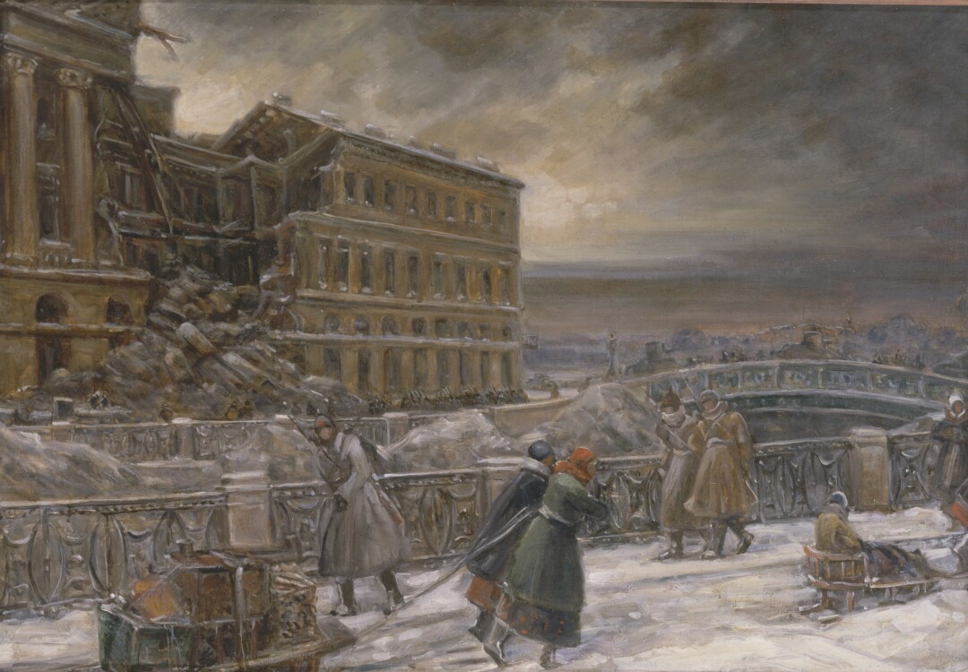 Василий Кучумов, "У Марсова поля". 1942 год