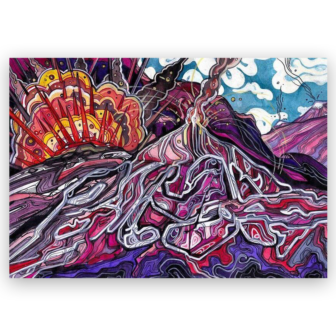 Денис Вертиго, «Взрыв» Основная тема работ обладателя диплома искусствоведа и самарского уличного художника Дениса Кандалина, который работает под