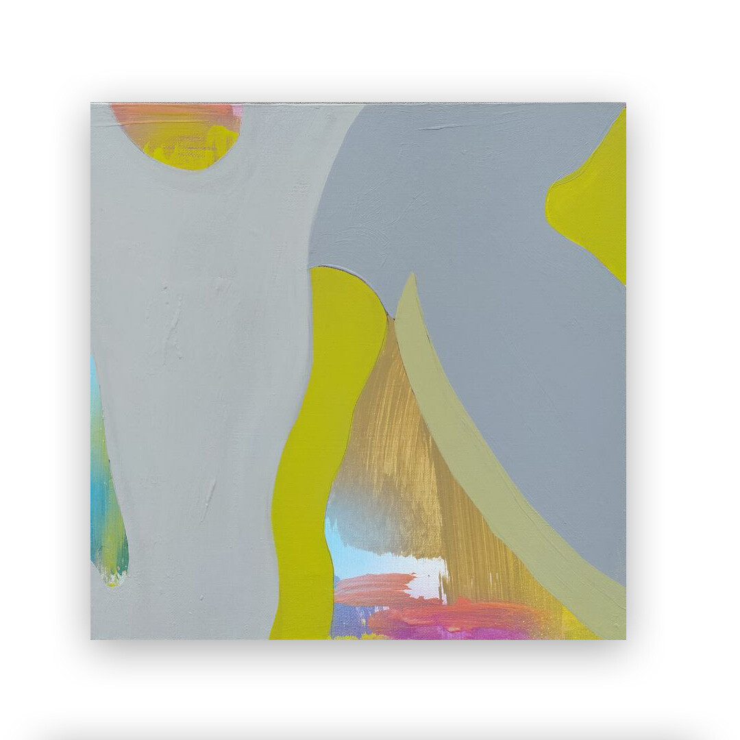 Арт Абстрактов, Avntg cnvs #25 Холст, акрил, аэрозоль, 50х50 см, 2023 г. Уличный художник, куратор и исследователь уличного искусства из города Самара