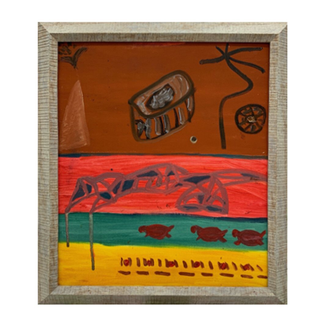 Елена Кочева, «Отпуск» Холст на картоне, масло, 35х40 см, 2011 г. Поэт, прозаик, фотограф, график, живописец, мозаичист входит в Творческий союз