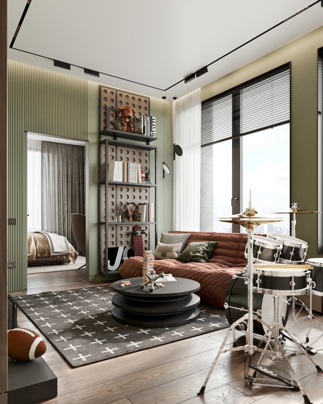 Детские гостиные в квартирах комплекса «Малоохтинский, 68» на правом берегу Невы