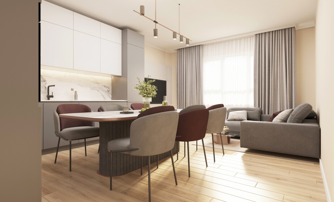 Проект квартиры в квартале бизнес-класса «Б15» на проспекте Маршала Блюхера