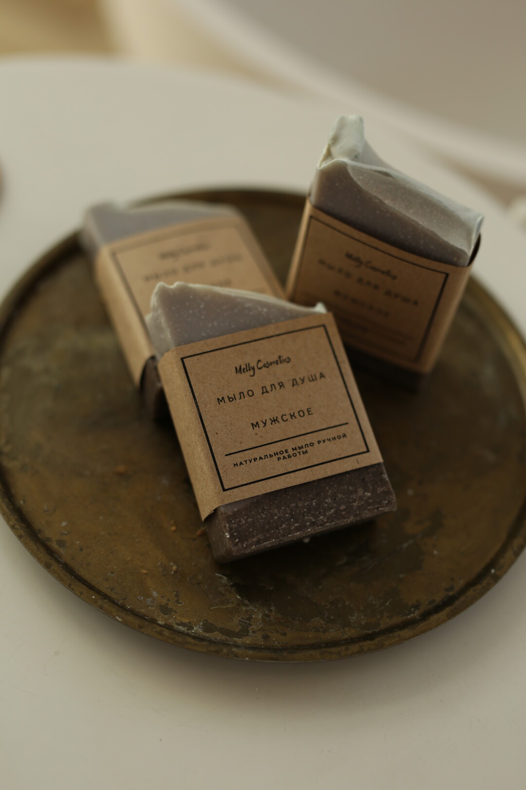 Мыло натуральное ручной работы «Мужское», 430 руб.