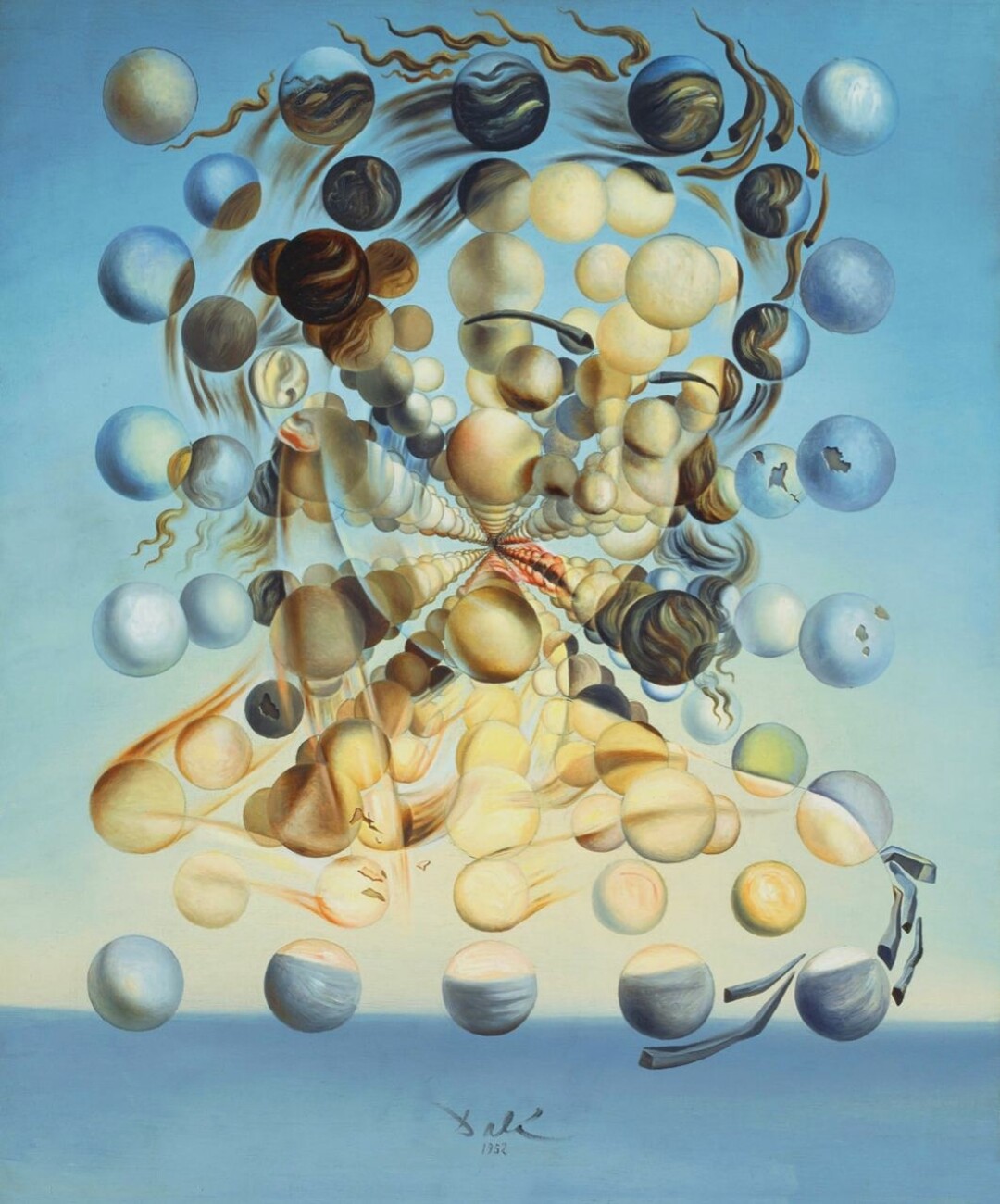 Сальвадор Дали. «Галатея со сферами». 1952