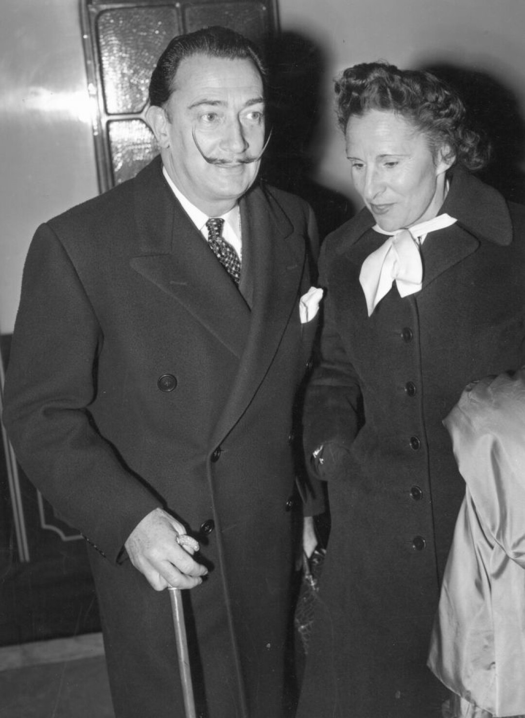 Дали и Гала в Лондоне. 1955