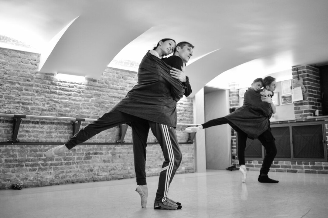 На репетиции