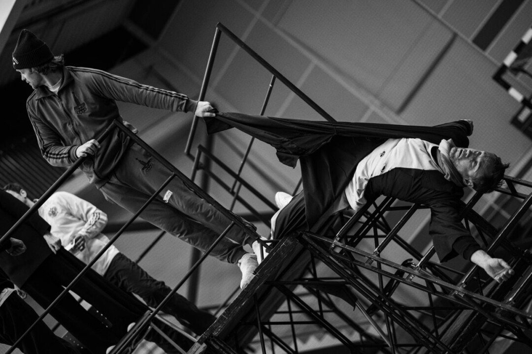 На репетиции