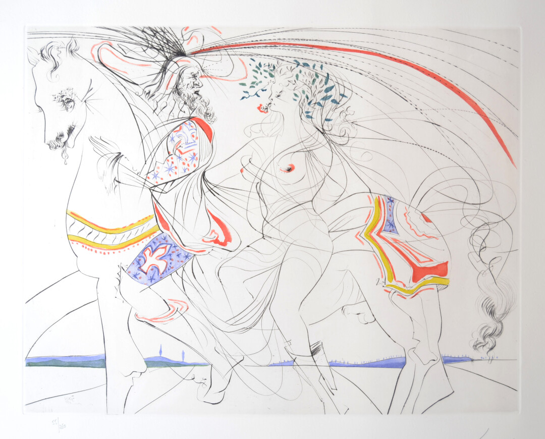 Гравюра Сальвадора Дали