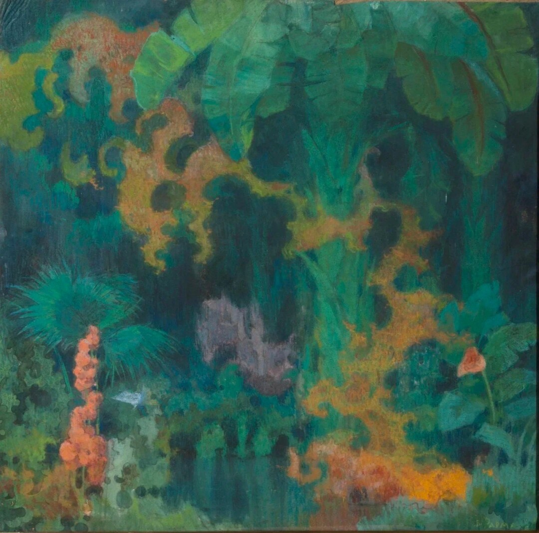 Мстислав Фармаковский, «Тропический пейзаж», вторая половина 1900-х