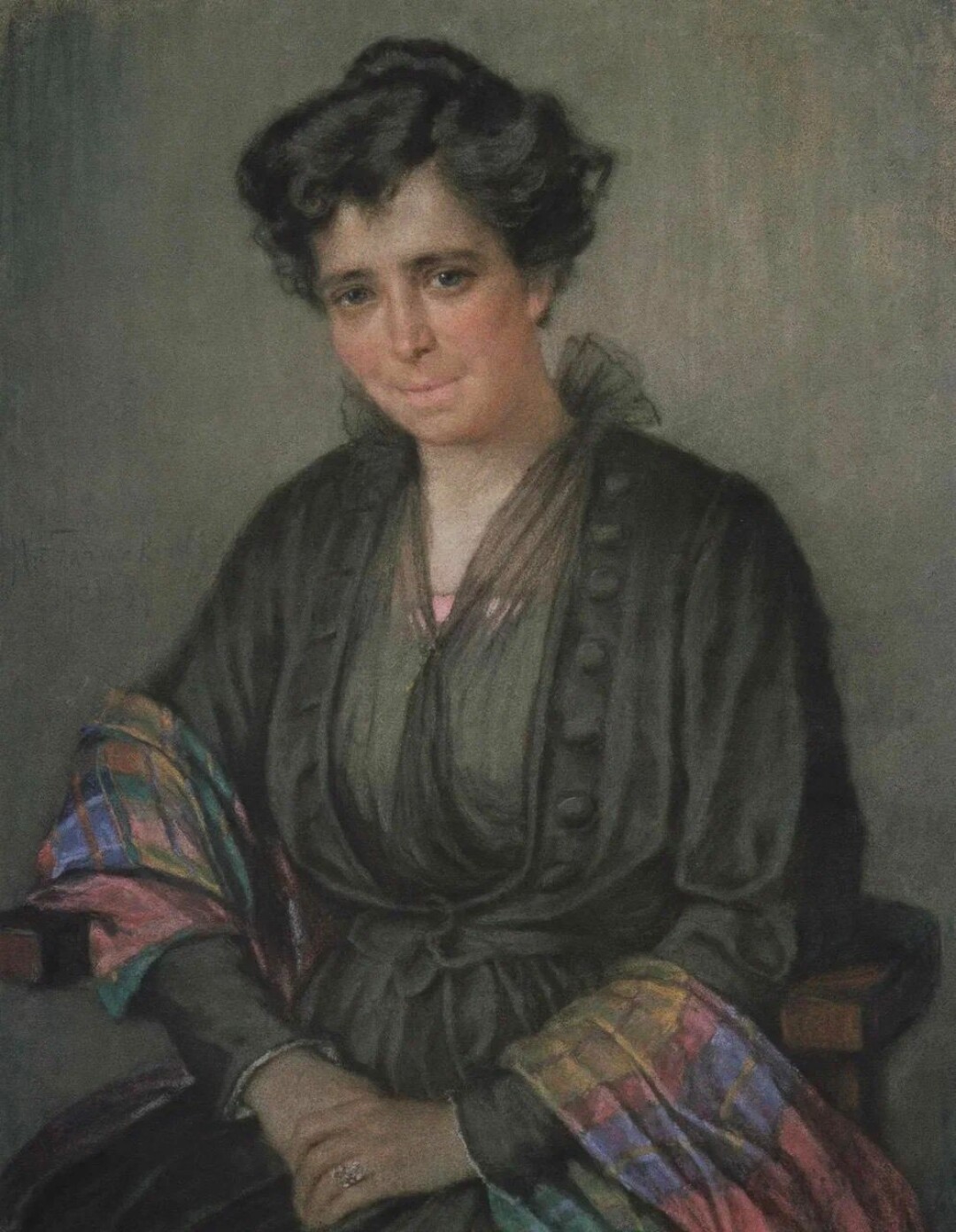 Мстислав Фармаковский, «Портрет В.Е. Фармаковской», 1920-е года