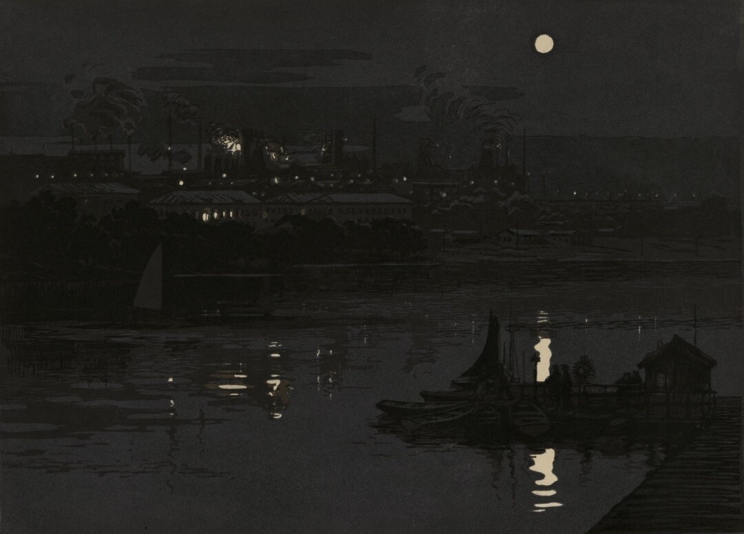 Владимир Ветрогонский, «Ночь. Огни завода»