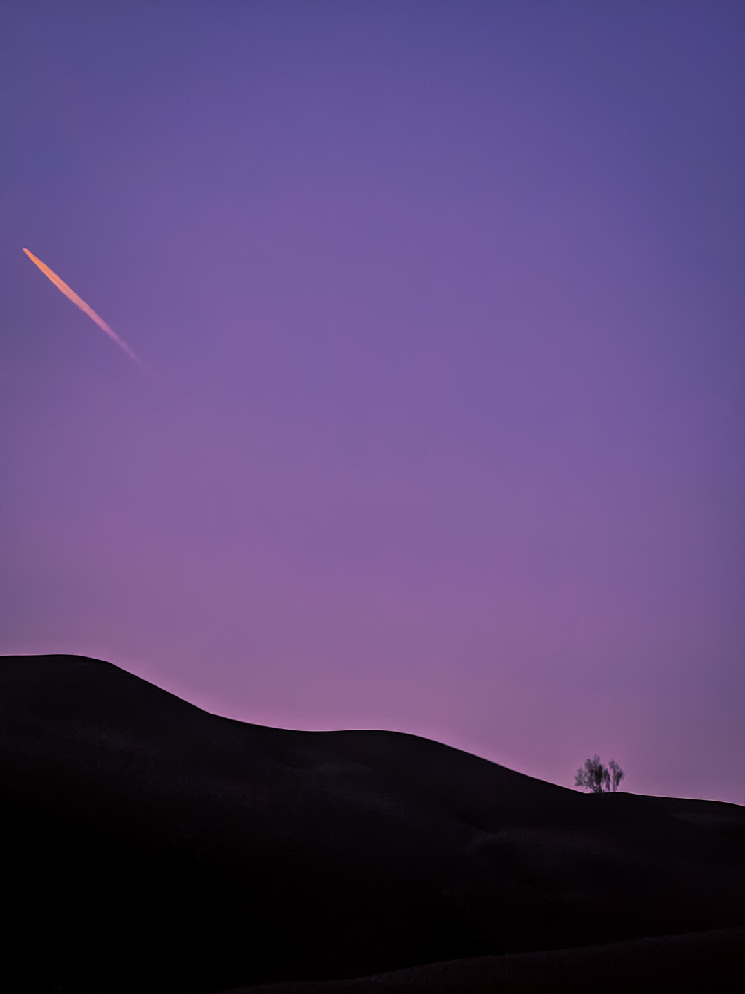 Зимой в пустыне ночи холодные