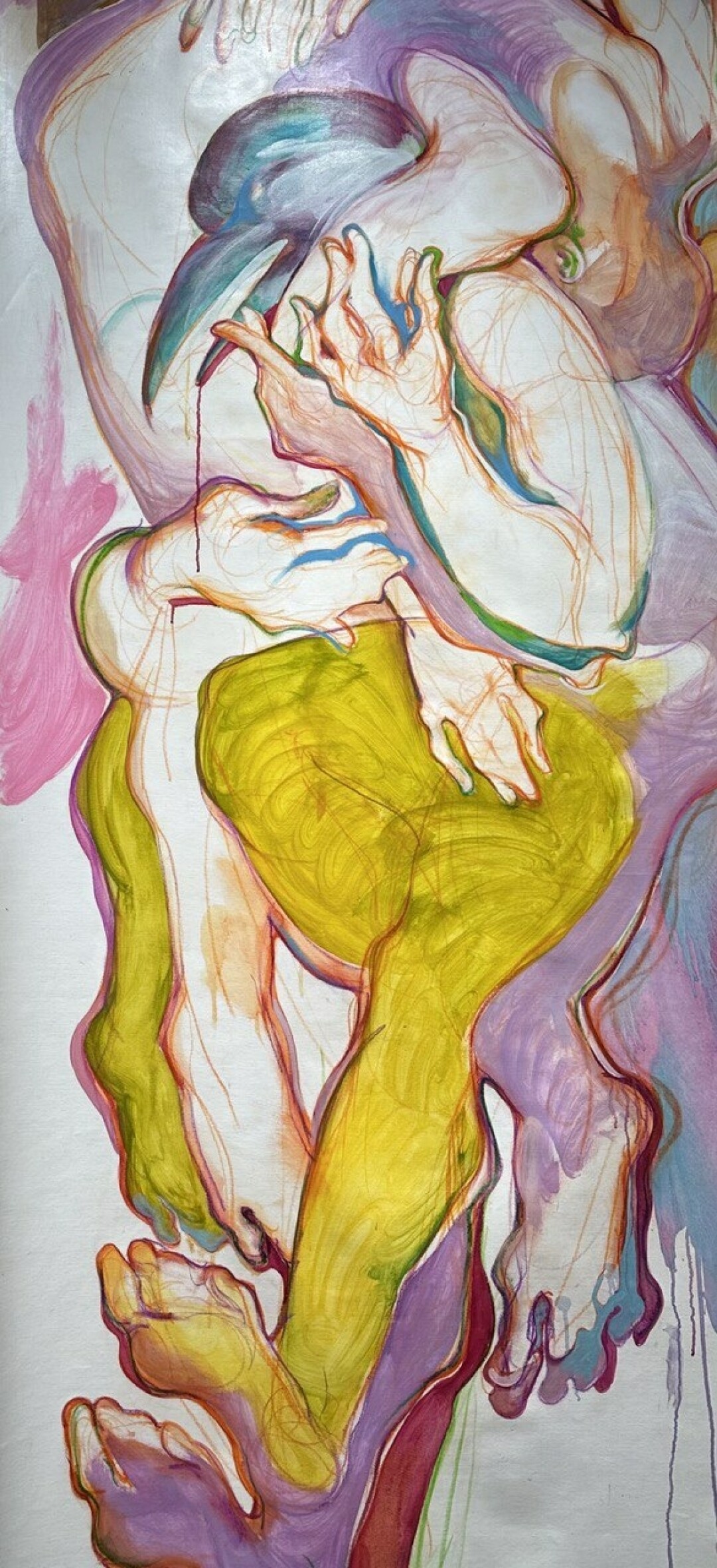 Алиса Горелова, часть триптиха из серии «Книга вымышленных существ», 2022 год