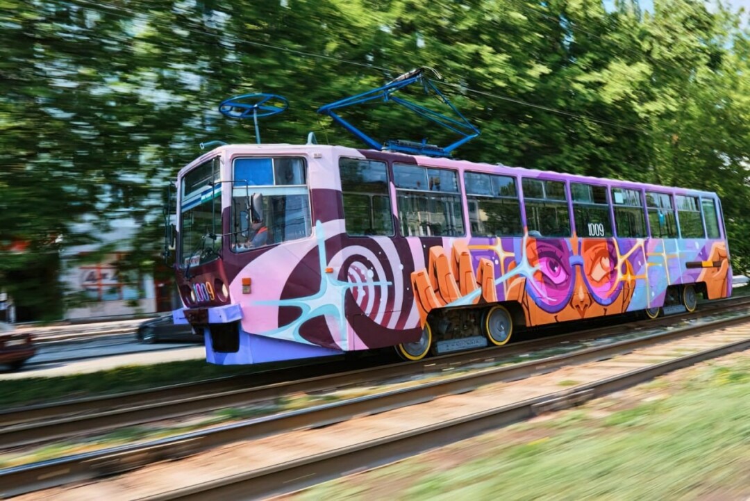 Новый трамвай в уфе фото Новый трамвай в уфе фото