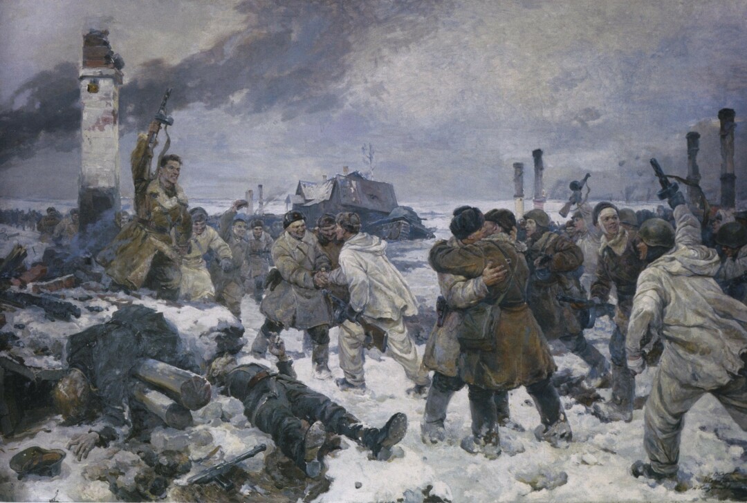 Владимир Серов, Иосиф Серебряный, Анатолий Казанцев, «Прорыв блокады. 18 января 1943 года», 1943 год
