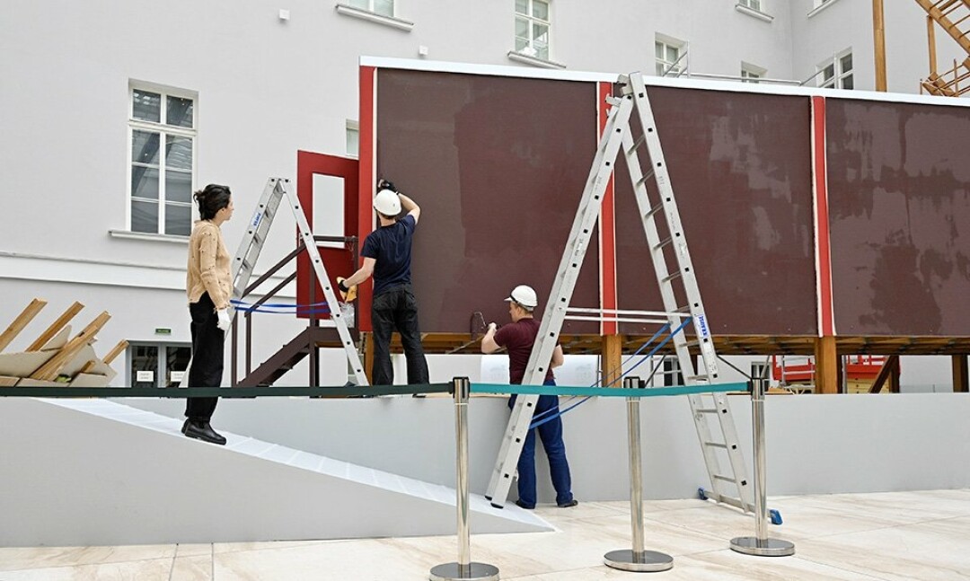 Кадры с реставрации