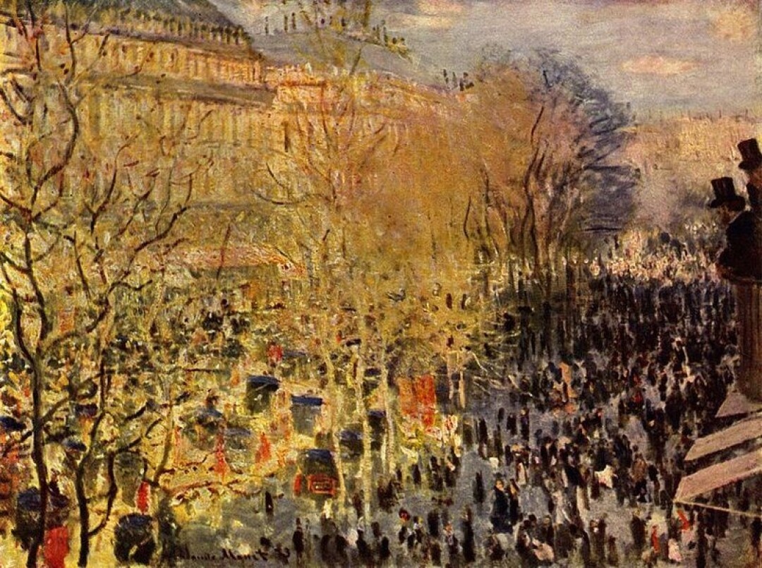 Клод Моне, «Бульвар Капуцинок», 1873 год