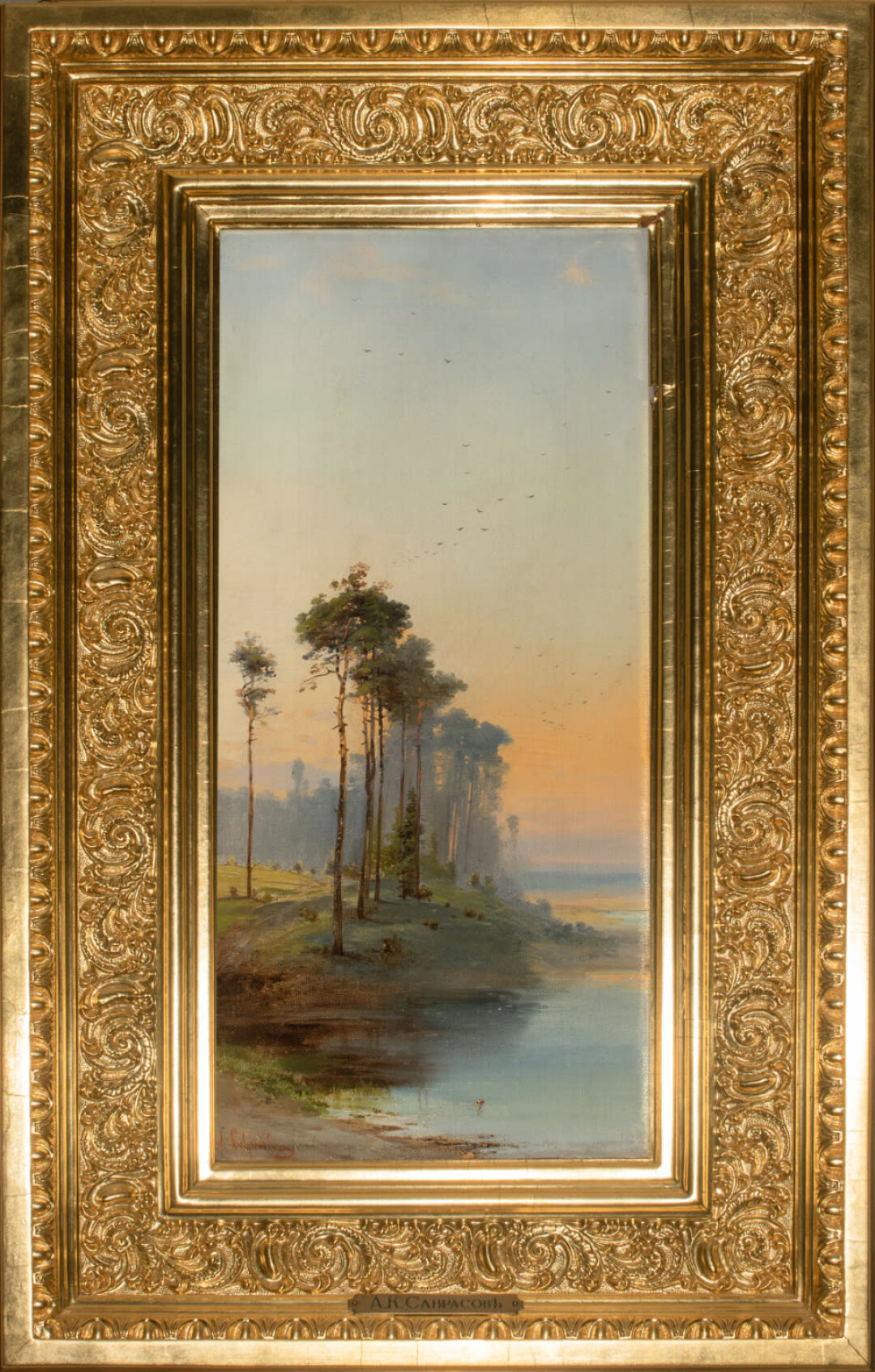 Алексей Саврасов, «Речной пейзаж», 1880-1890-е года