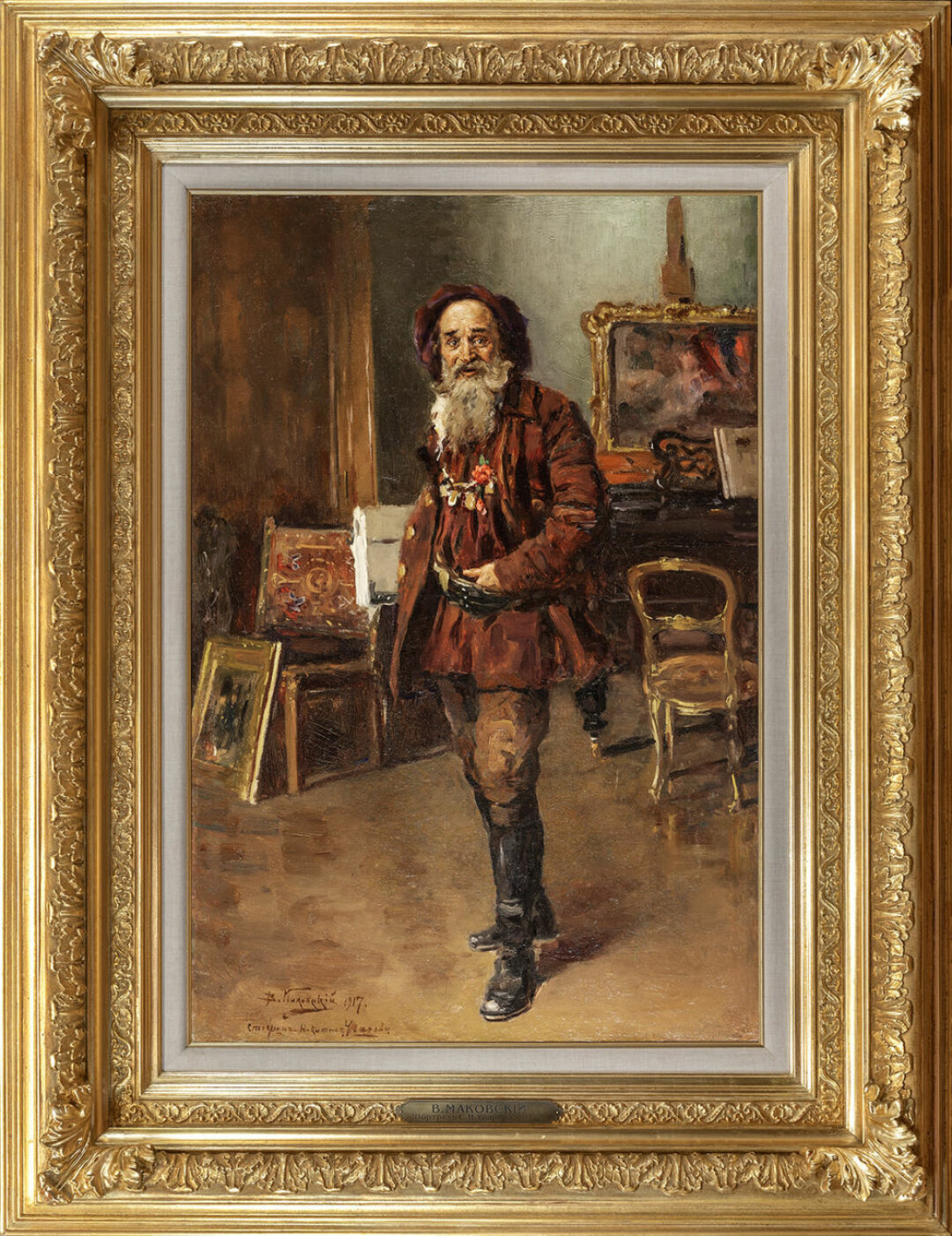 Владимир Маковский, «Портрет Уварова Стефана Никитича», 1917 года