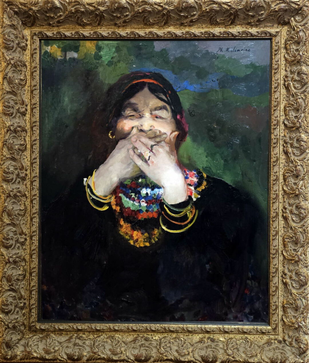 Филипп Малявин, «Улыбающаяся баба», 1920-е года