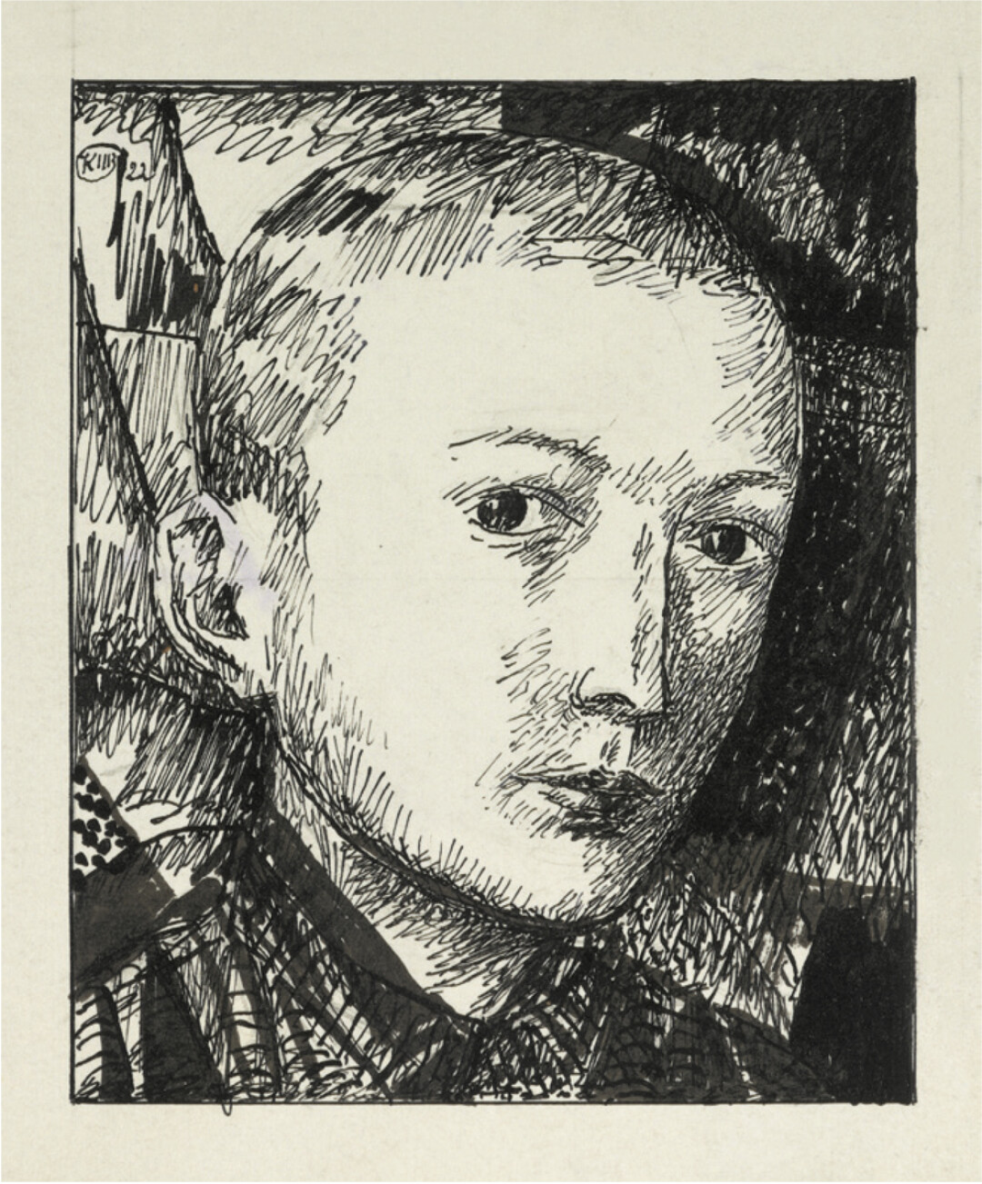 Кузьма Петров-Водкин, «Андрюша», эскиз иллюстрации к книге «Аойя», 1922 год