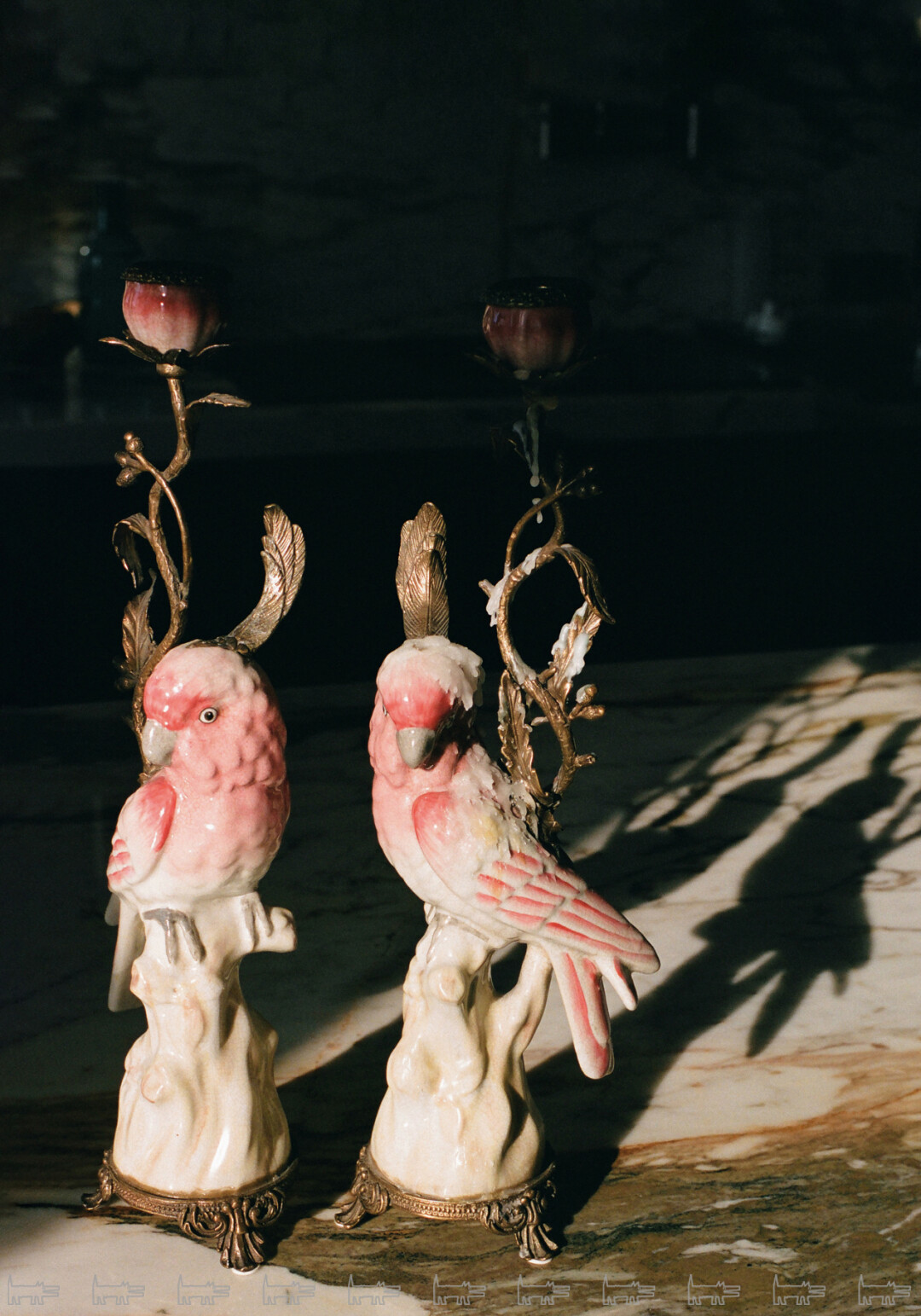 Попугайчики-подсвечники — улов с блошиного рынка на Уделке