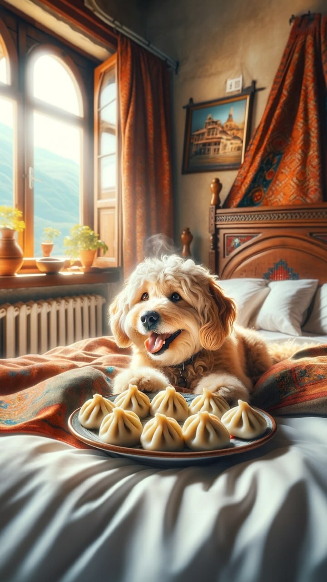 ИИ-изображение для проекта, где можно найти ресторан, клинику или салон красоты в Тбилиси