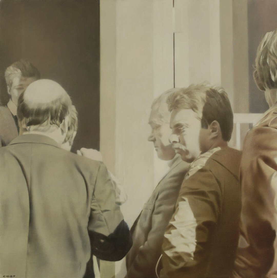 Семен Файбисович. «Очередь за вином. Наконец-то». 1987
